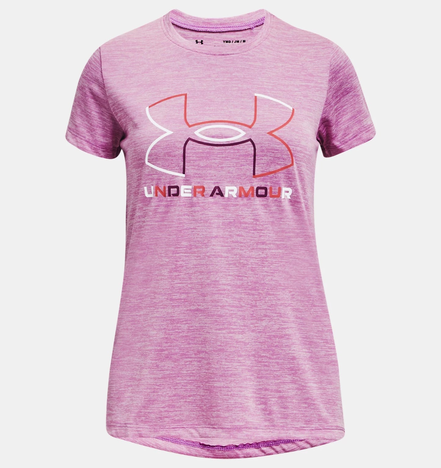 Girls' UA Tech Big Logo Twist Short Sleeve